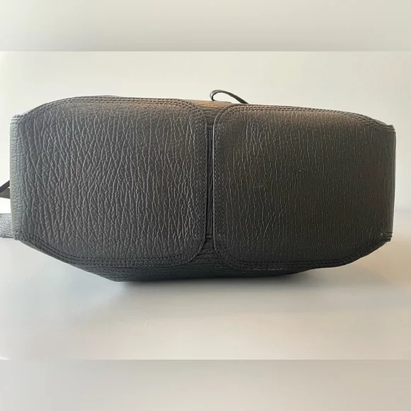 Phillip Lim 3.1 Pashli Medium Satchel in Black Peeble Leather. - Picture 4 of 7